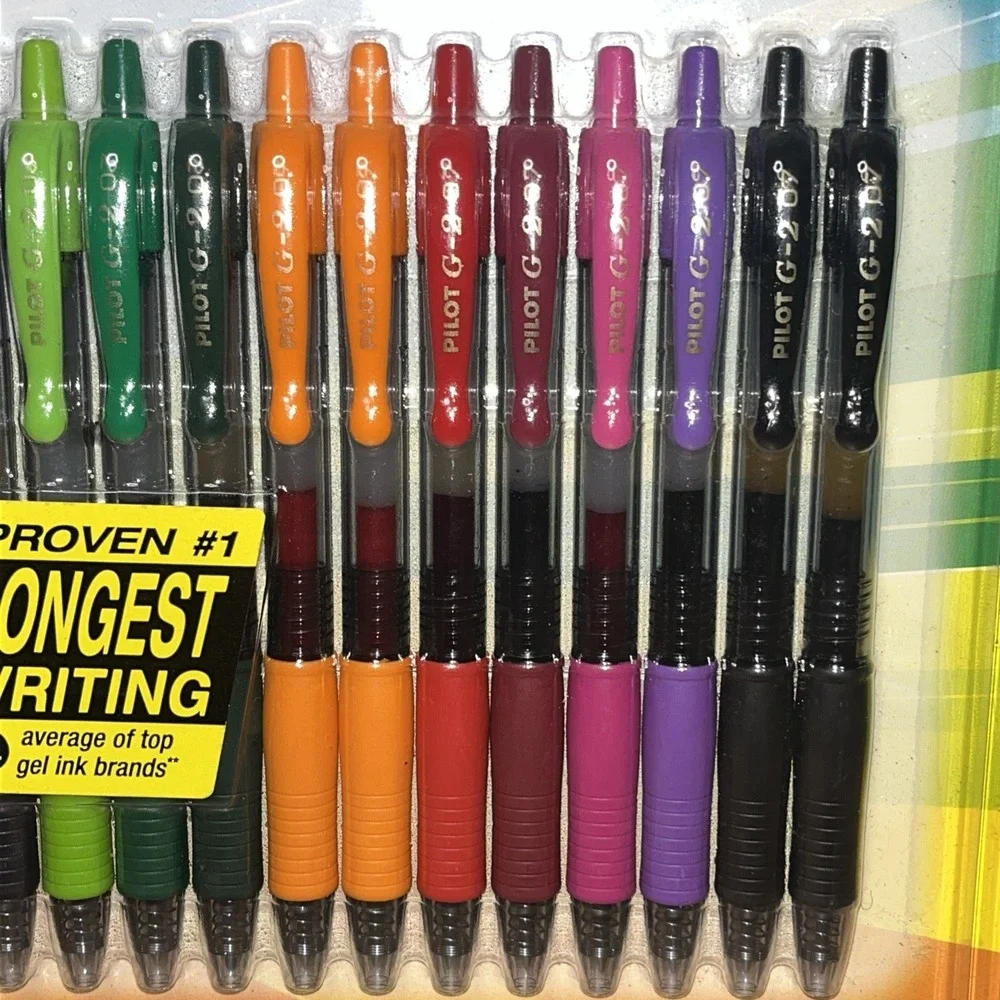 Pilot G2 Retractable Premium Gel Ink Set | 20 Pens | Assorted 0.7mm | G27200